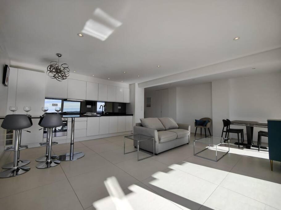 Cannes Vue Mer T2 61M²+ Parking Exterior foto